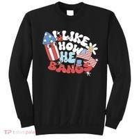 I Like How He Bangs I Like How She Explodes Couple 4th July Sweatshirt thumb 0