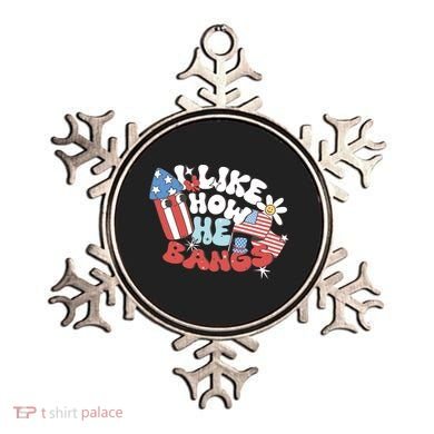 I Like How He Bangs I Like How She Explodes Couple 4th July Ornament