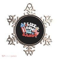 I Like How He Bangs I Like How She Explodes Couple 4th July Ornament thumb 0