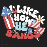I Like How He Bangs I Like How She Explodes Couple 4th July Hat thumb 2