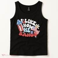 I Like How He Bangs I Like How She Explodes Couple 4th July Tank Top thumb 2