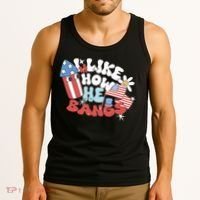 I Like How He Bangs I Like How She Explodes Couple 4th July Tank Top thumb 3