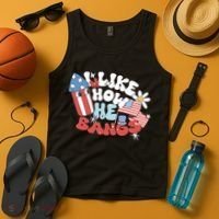 I Like How He Bangs I Like How She Explodes Couple 4th July Tank Top thumb 4