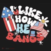 I Like How He Bangs I Like How She Explodes Couple 4th July Tank Top thumb 6