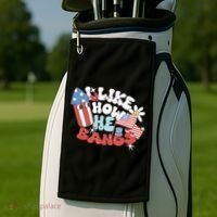 I Like How He Bangs I Like How She Explodes Couple 4th July Golf Towel thumb 2