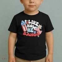I Like How He Bangs I Like How She Explodes Couple 4th July Toddler T-Shirt thumb 2