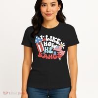 I Like How He Bangs I Like How She Explodes Couple 4th July Women's T-Shirt thumb 4