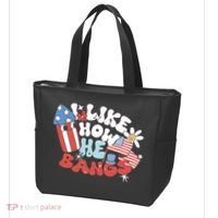 I Like How He Bangs I Like How She Explodes Couple 4th July Tote Bag thumb 3