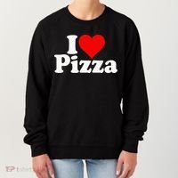 I Love Heart Pizza Za Women's Sweatshirt thumb 0