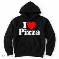 I Love Heart Pizza Za Hoodie thumb 0