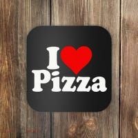 I Love Heart Pizza Za Coaster thumb 0