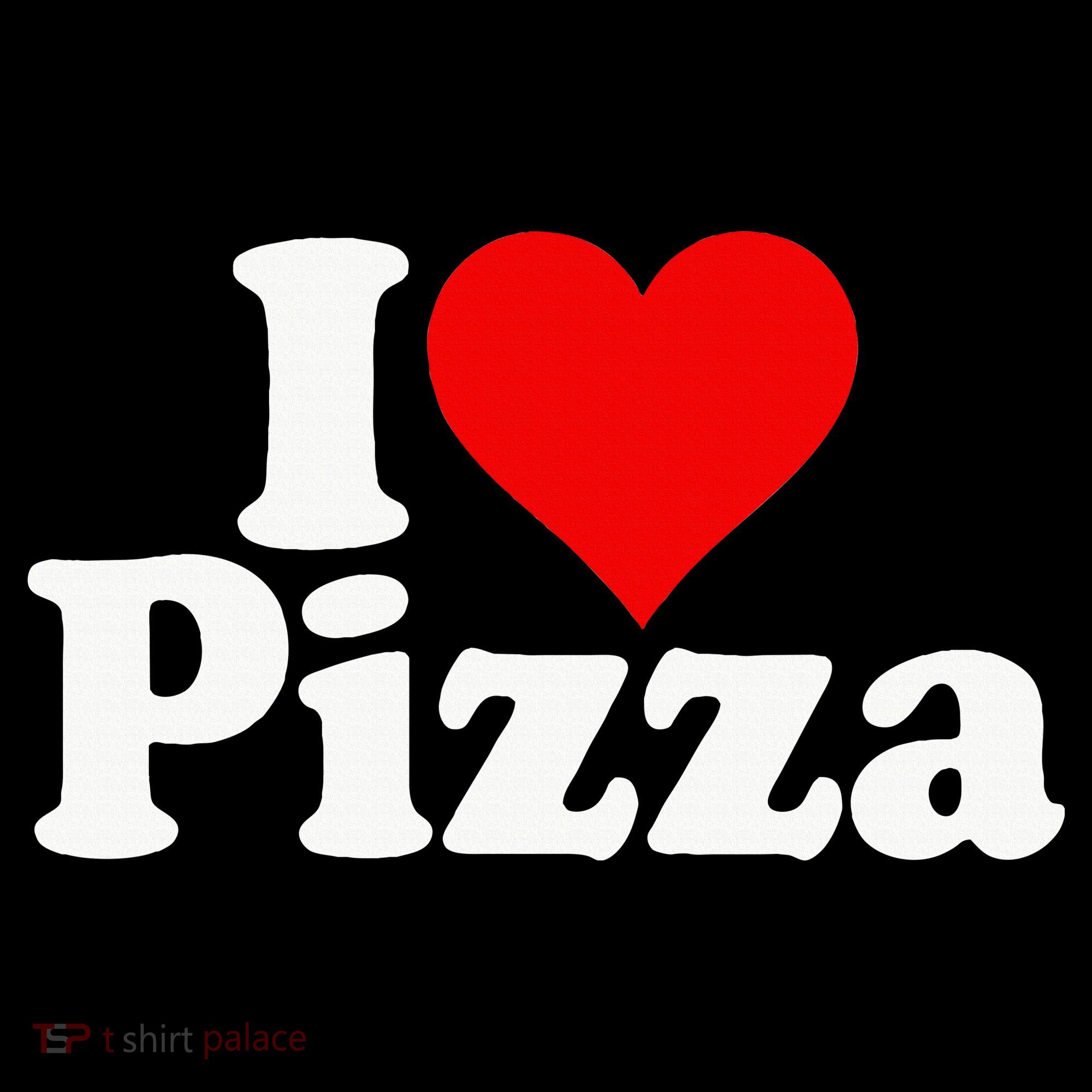 I Love Heart Pizza Za Women's Hoodie