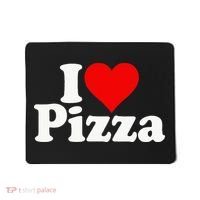 I Love Heart Pizza Za Mousepad thumb 0