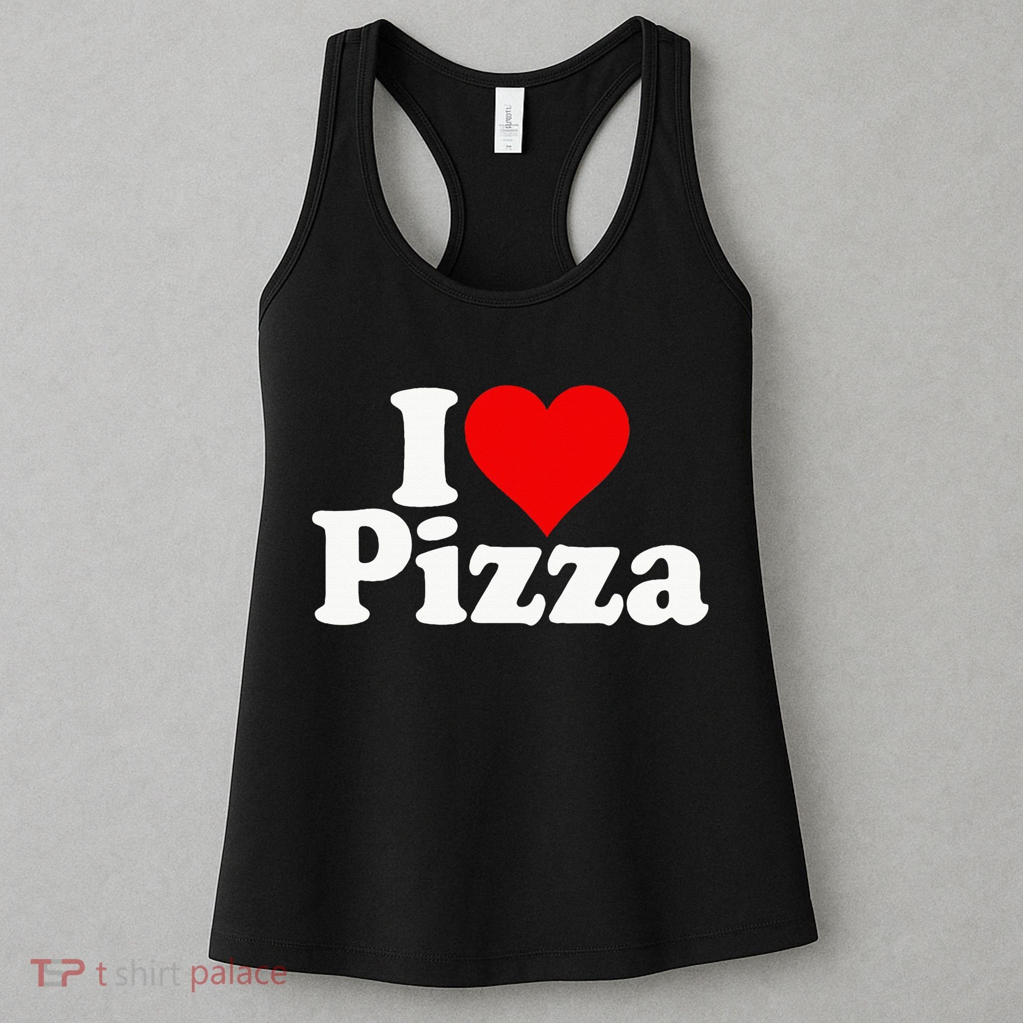 I Love Heart Pizza Za Women's Tank Top