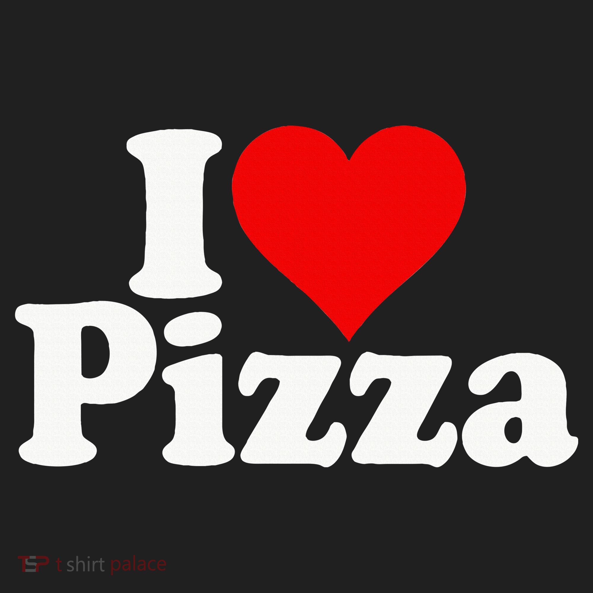 I Love Heart Pizza Za Hat