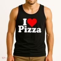 I Love Heart Pizza Za Tank Top thumb 3