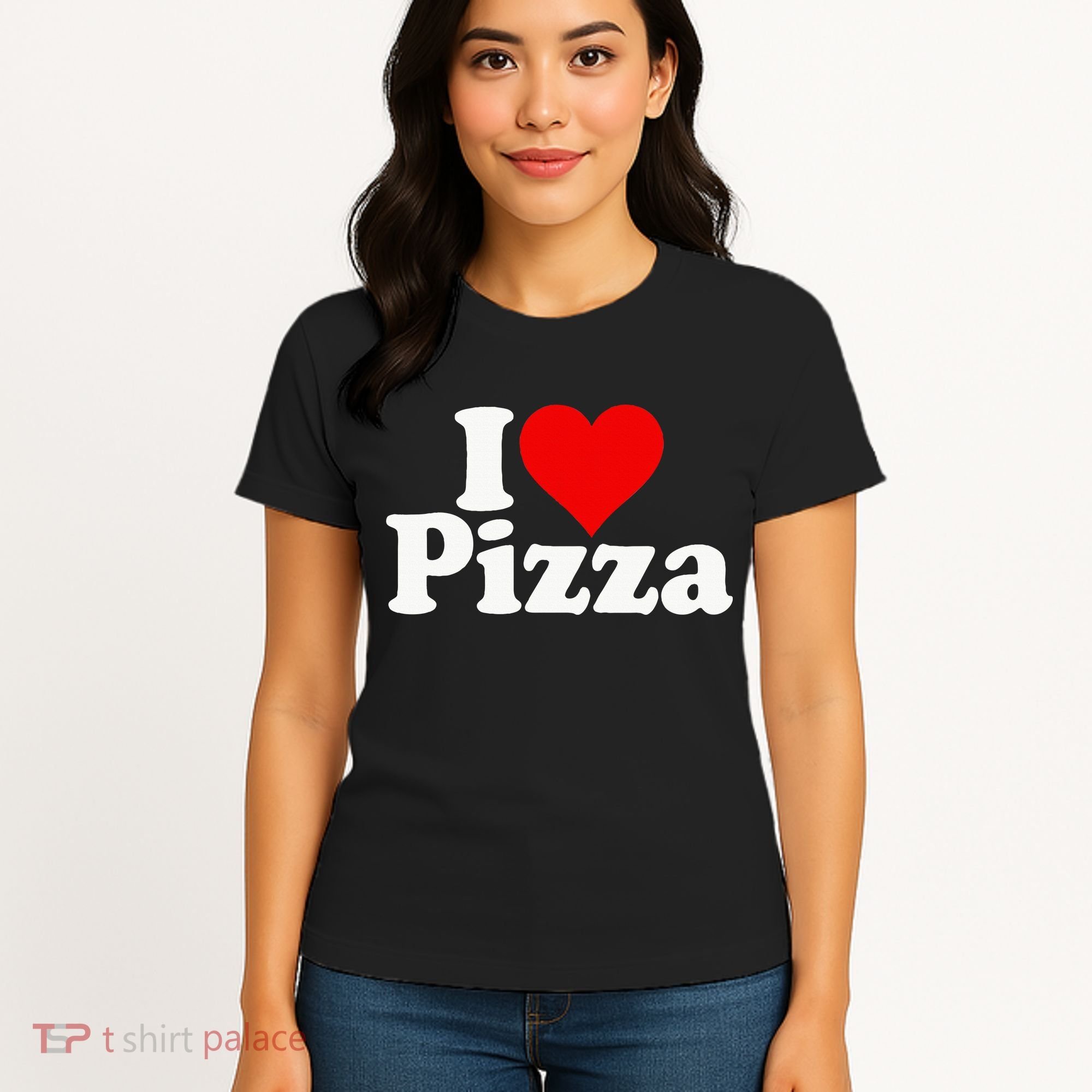 I Love Heart Pizza Za Women's T-Shirt