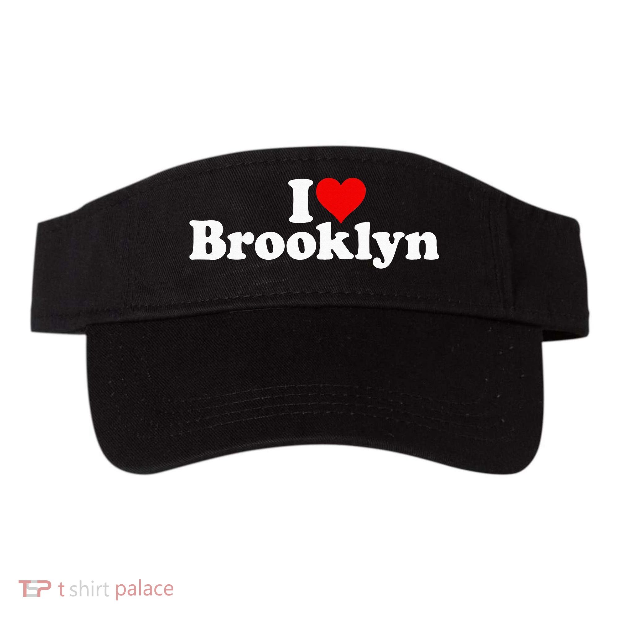 I Love Heart Brooklyn Visor