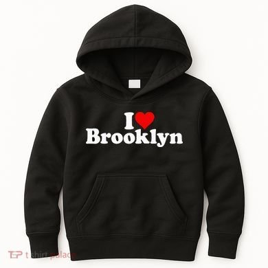 I Love Heart Brooklyn Kids Hoodie