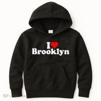 I Love Heart Brooklyn Kids Hoodie thumb 0