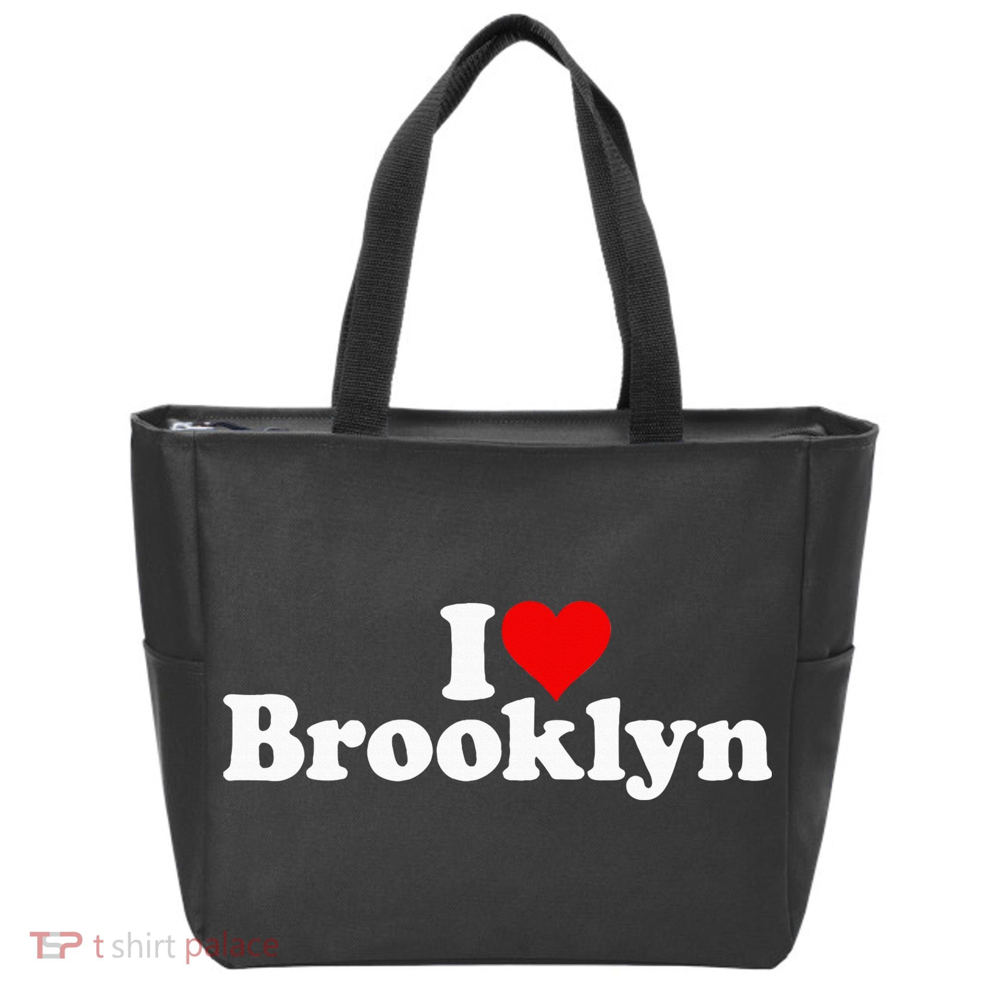 I Love Heart Brooklyn Tote Bag