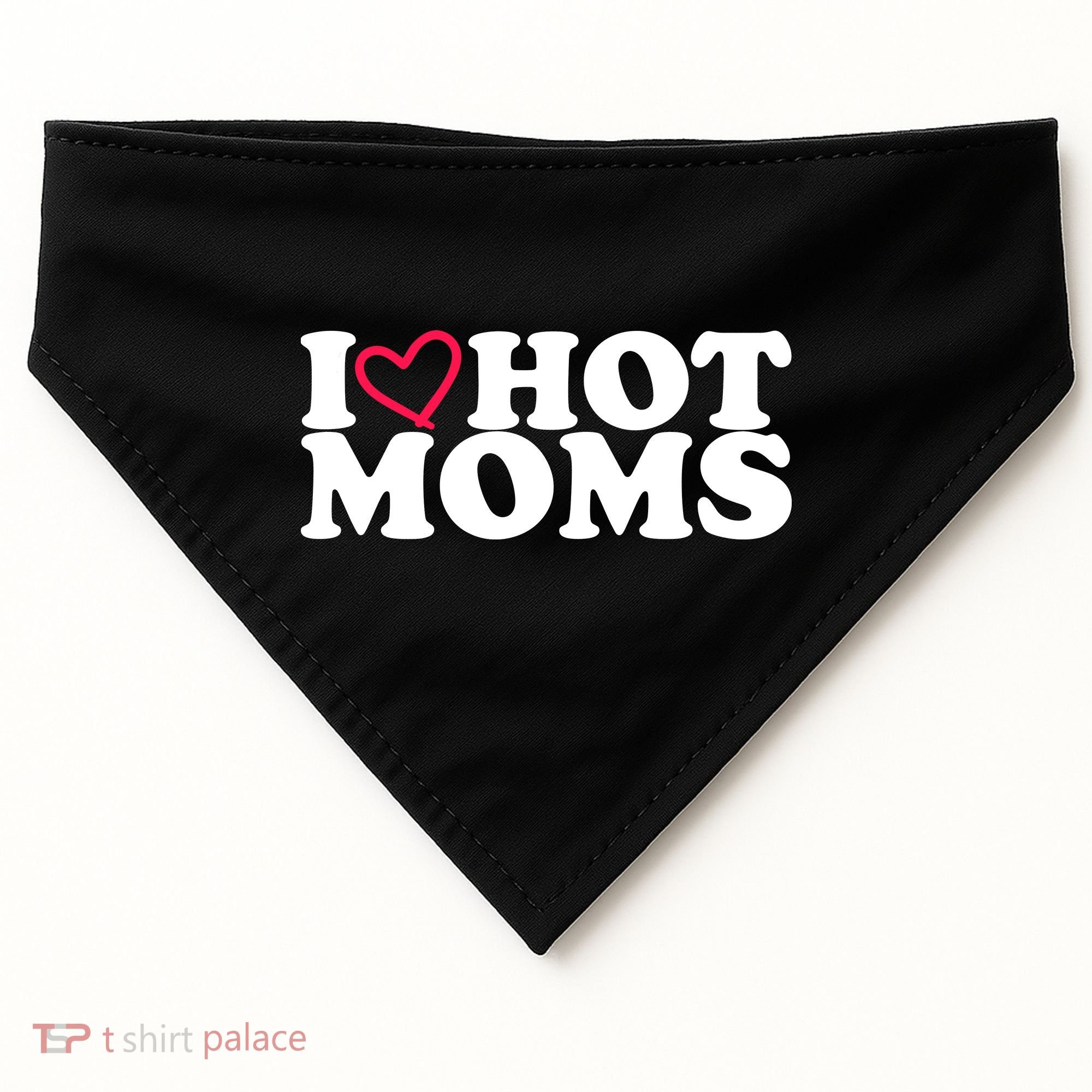 I Love Hot Moms USA-Made Doggie Bandana