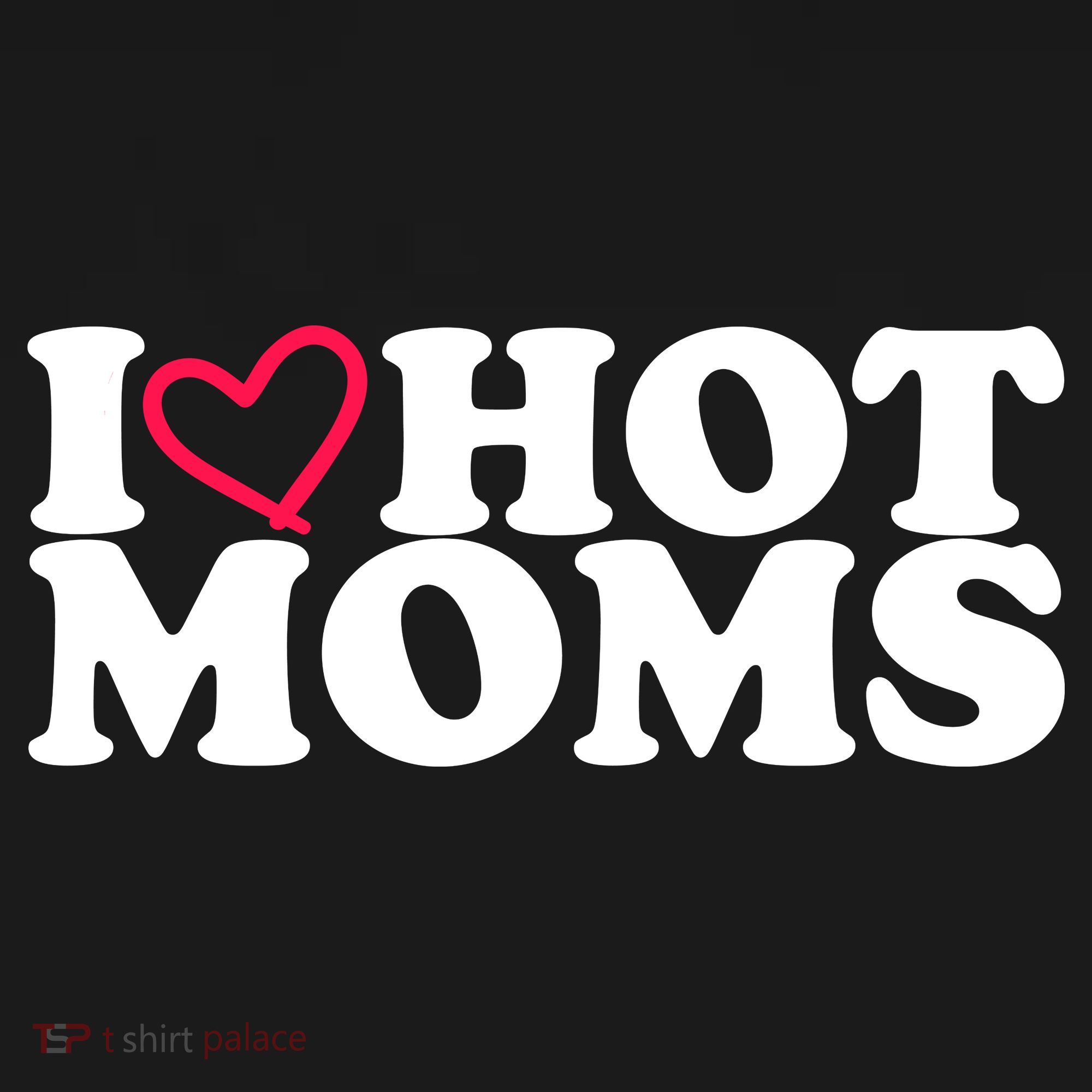I Love Hot Moms Apron