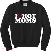 I Love Hot Moms Kids Sweatshirt thumb 0