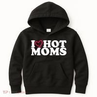 I Love Hot Moms Kids Hoodie thumb 0