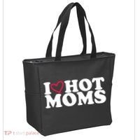 I Love Hot Moms Tote Bag thumb 2