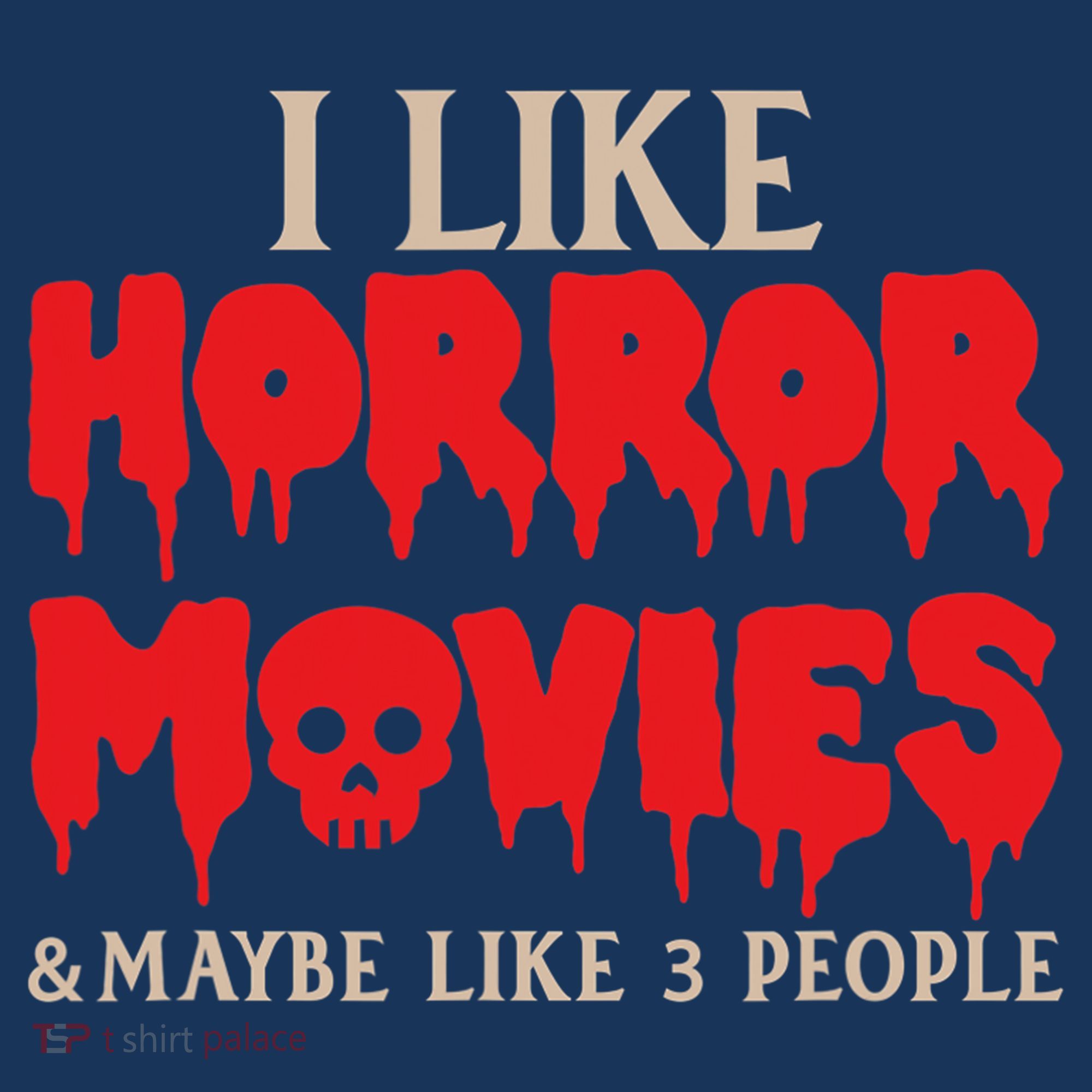 I Like Horror Movies Halloween Coaster