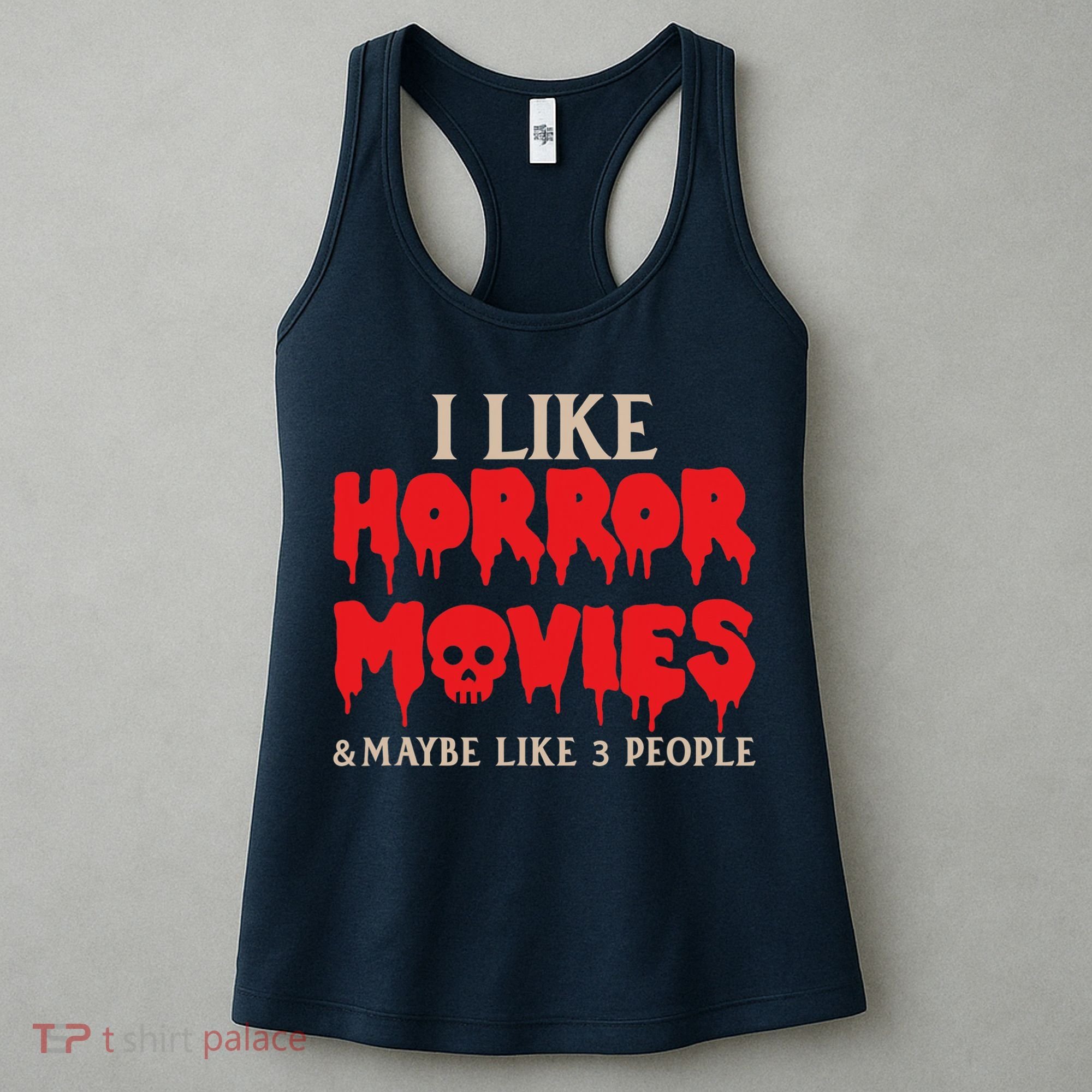 I Like Horror Movies Halloween Women's Tank Top