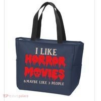 I Like Horror Movies Halloween Tote Bag thumb 3