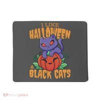 I Like Halloween And Black Cats Mousepad thumb 0