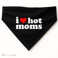 I Love Hot Moms USA-Made Doggie Bandana thumb 0
