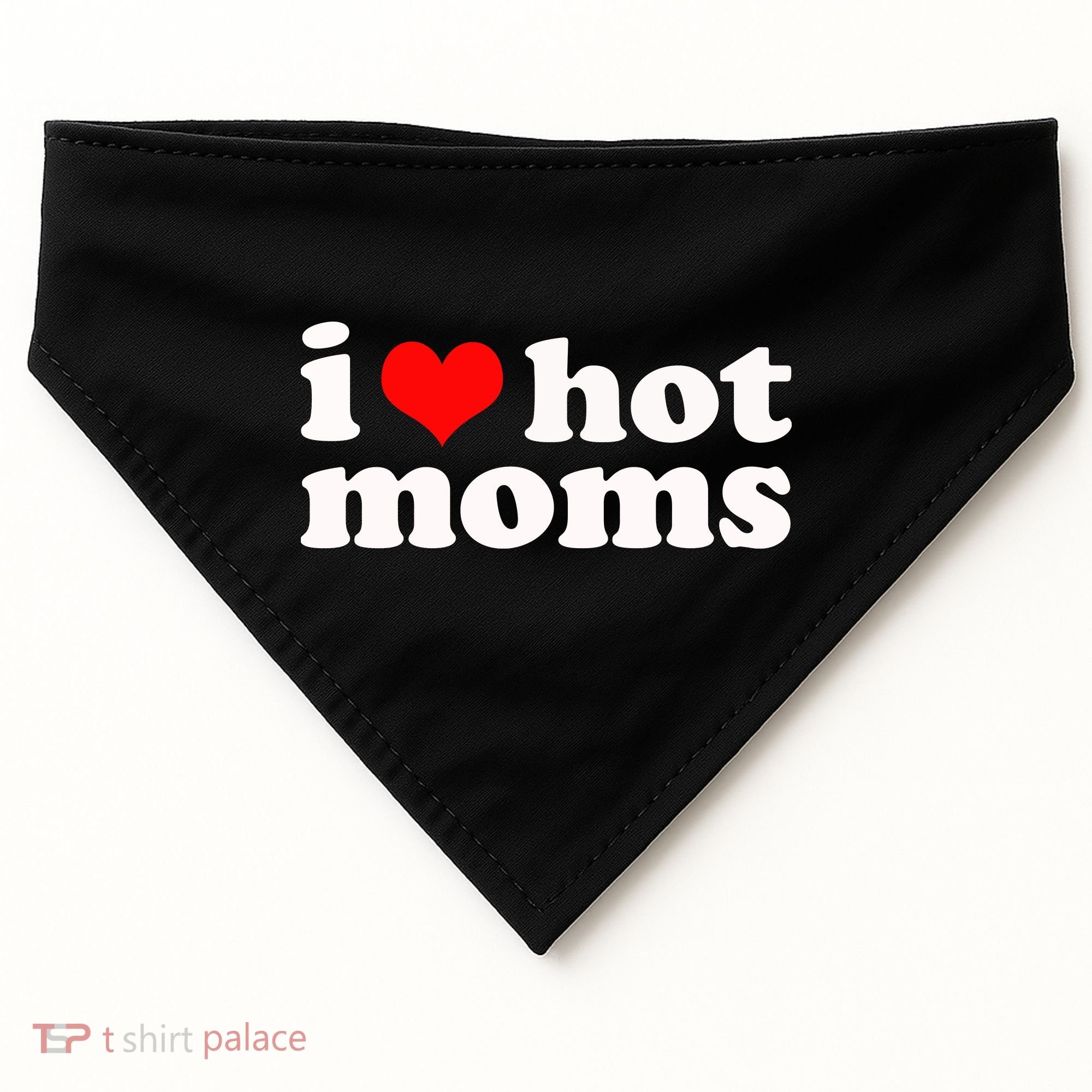 I Love Hot Moms USA-Made Doggie Bandana