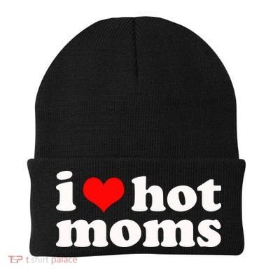 I Love Hot Moms Beanie