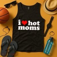 I Love Hot Moms Tank Top thumb 4