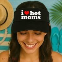I Love Hot Moms Visor thumb 2