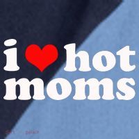 I Love Hot Moms Raglan Baseball Sleeve Shirt thumb 2