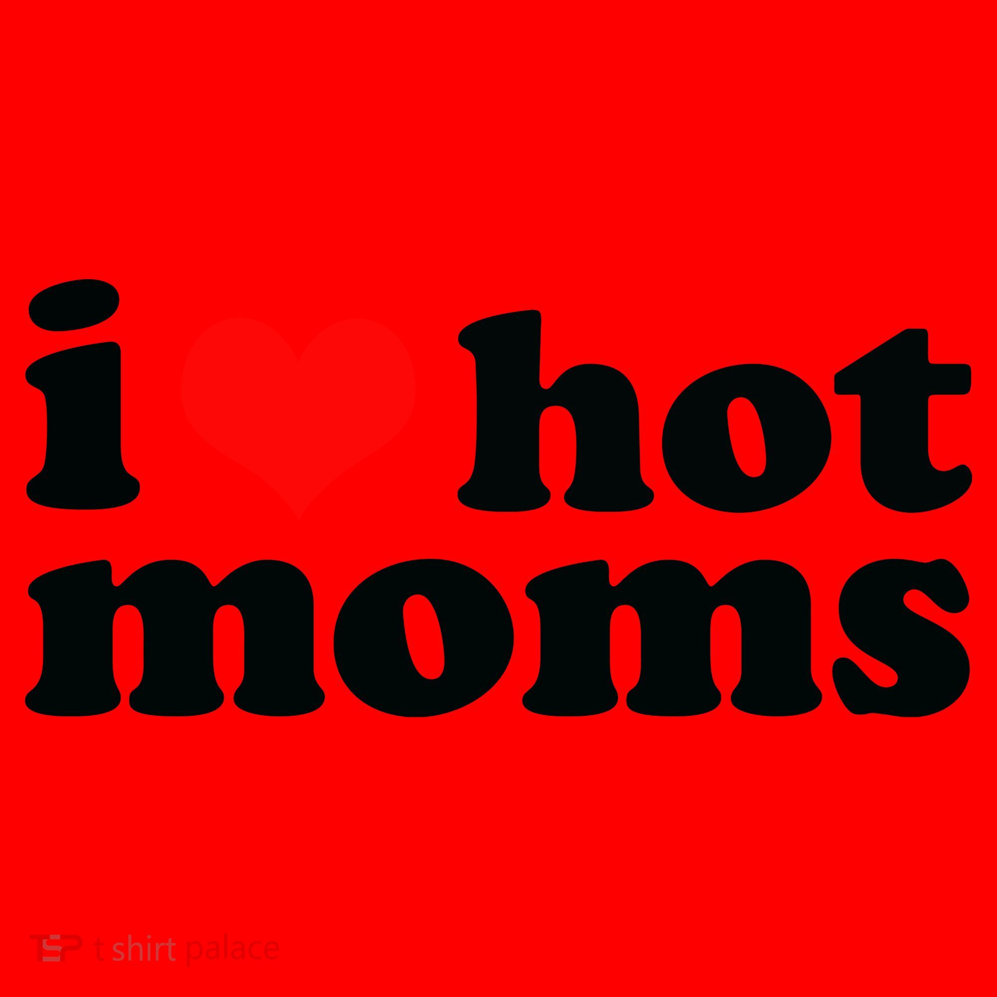 I Love Hot Moms Santa Hat