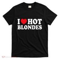 I Love Hot Blondes I Heart Hot Blonde T-Shirt thumb 0