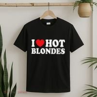 I Love Hot Blondes I Heart Hot Blonde T-Shirt thumb 2