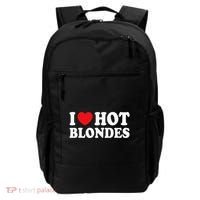 I Love Hot Blondes I Heart Hot Blonde Backpack thumb 0