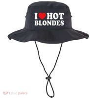 I Love Hot Blondes I Heart Hot Blonde Bucket Hat thumb 0
