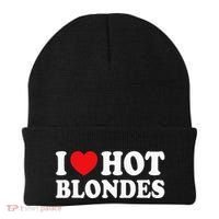 I Love Hot Blondes I Heart Hot Blonde Beanie thumb 0