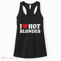 I Love Hot Blondes I Heart Hot Blonde Women's Tank Top thumb 0