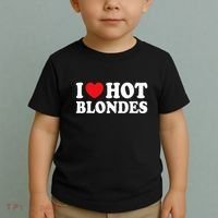 I Love Hot Blondes I Heart Hot Blonde Toddler T-Shirt thumb 2
