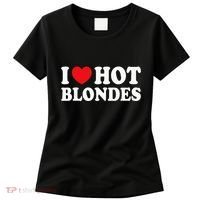 I Love Hot Blondes I Heart Hot Blonde Women's T-Shirt thumb 0
