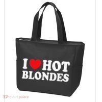 I Love Hot Blondes I Heart Hot Blonde Tote Bag thumb 3